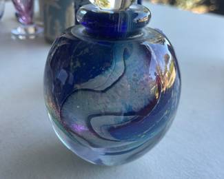 art glass perfume bottles