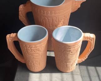 Frankoma pitcher set