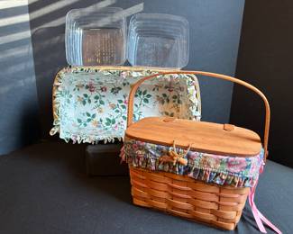 Longaberger baskets and liners