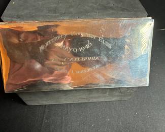 .950 Silver Trinket Box, award from Monterrey (MX) Country Club, May, 1940