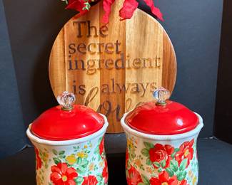 Pioneer Woman canisters