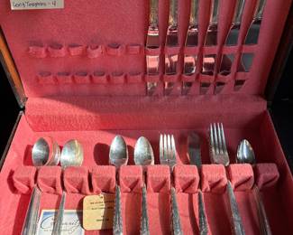 silver plated flatware