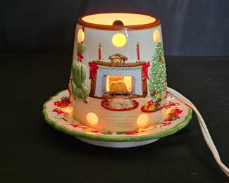 2005 Yankee Candle Home For Christmas Wax Warmer