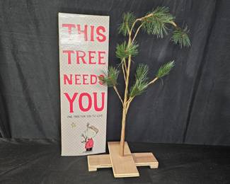Vintage Charlie Brown Christmas Tree