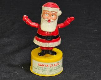 1960 Santa Claus Push Button Puppet
