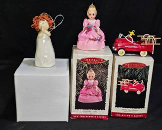 Cinderella, Murray Truck, & Angel Ornaments