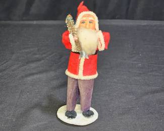 Vintage 1960's Paper Mache Santa Claus Figurine
