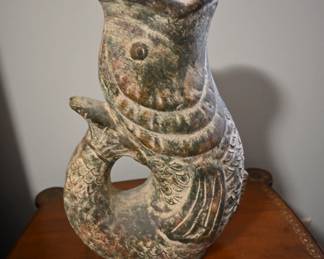 Pottery Fish vase