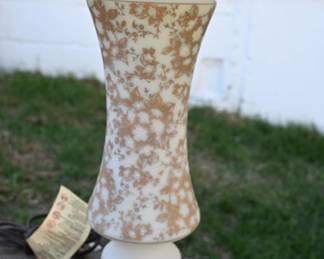 Milk Glass Table Lamp