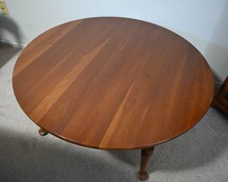 Wood Round Coffee Table