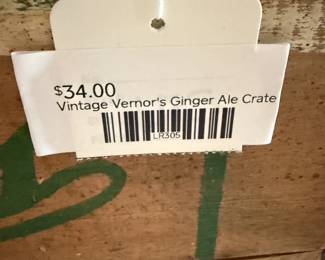 Vintage Vernor's Ginger Ale Crate