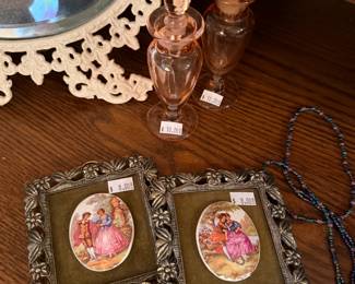 Vintage Frames, Perfume Bottles