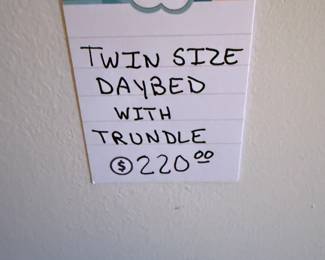 Twin Side Daybed with Trundle