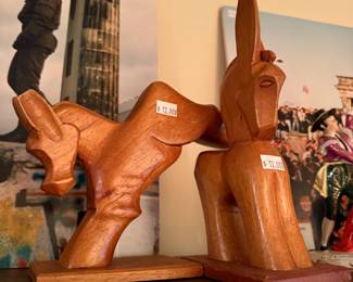 Wooden Bookends