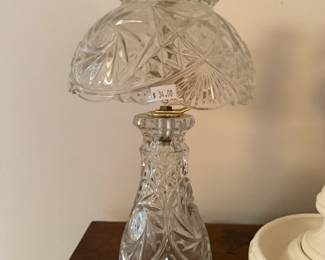 Vintage Crystal Lamp