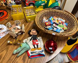 Wooden Table, Toys