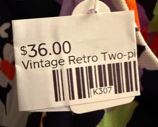Vintage Retro Two- Piece Set