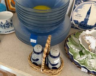 Plate and Bowl Set, Salt & Pepper Shaker Set