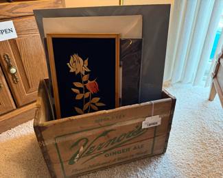 Vintage Vernor's Ginger Ale Crate, Misc Decor