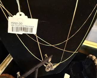 14k Diamond Necklace