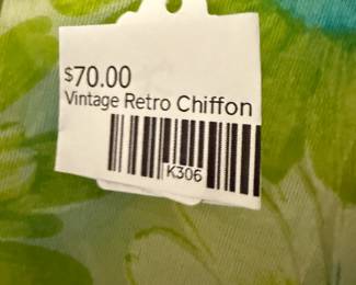 Vintage Retro Chiffon