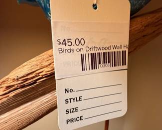 Birds on Driftwood Wall Hanging