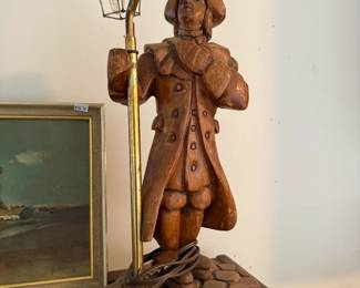Carved Lamp