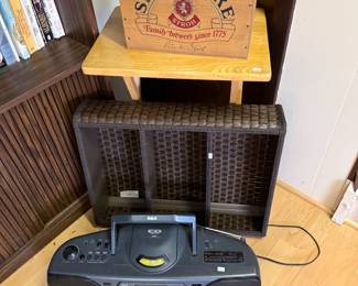 Wooden Folding Tray, Radio
