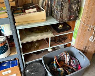 Storage Shelves and Containers
