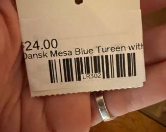 Dansk Mesa Blue Tureen with Handles
