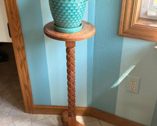 Antique Pedestal Plant Stand