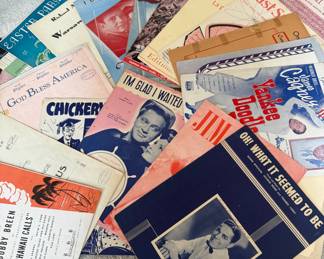 Vintage Sheet Music