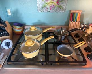 Green Life Pots & Pan 
Fiesta Knife Set