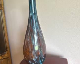 Large Art Glass Vase 