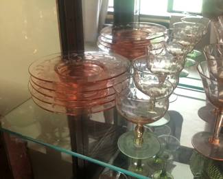 pink glass