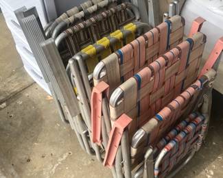 vintage folding chairs