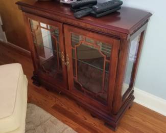 Glass front cabinet