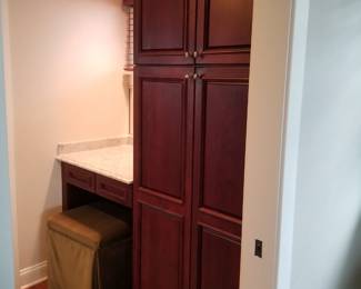 Built-in dressing room cabinetry