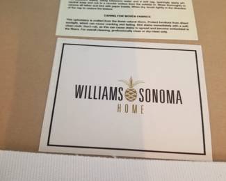 Wingback chair by Williams Sonoma Home - two available