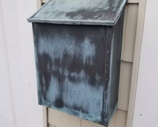 Copper mailbox