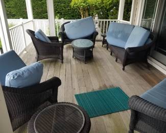 Gorgeous porch/deck furniture with cushions