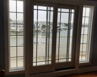 Sliding glass doors