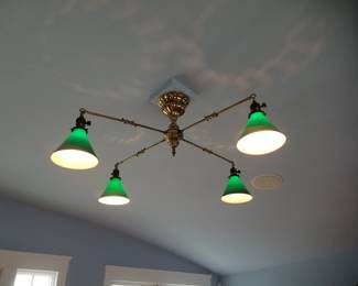 Billiard room light fixture