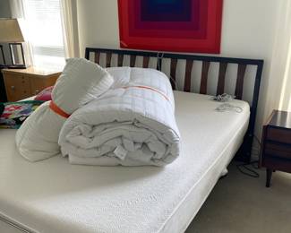 King Tempurapedic bed with dual controls