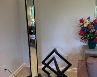 The mirrored column is a light, new bulb and ready for your home1