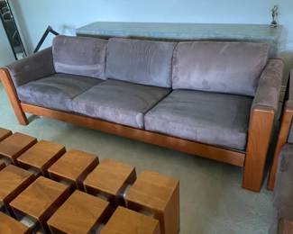 Ed Knoll sofa and chiar - so well built and comfy! Coffee table is super special!