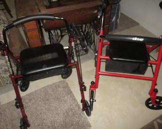 ROLLATORS  --  LIKE NEW