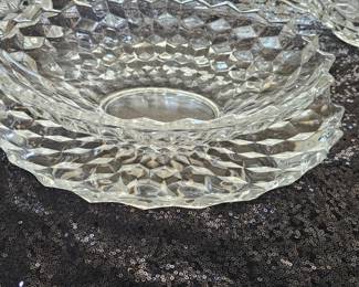 Fostoria American Clear Footed Bowl