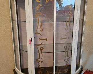Antique glass cabinet
