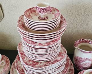 Mason’s Vista Pink Dishes